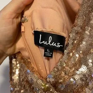 Lulus | Dresses | Lulus Elegant Encounter Rose Gold Sequin Maxi Dress |  Poshmark